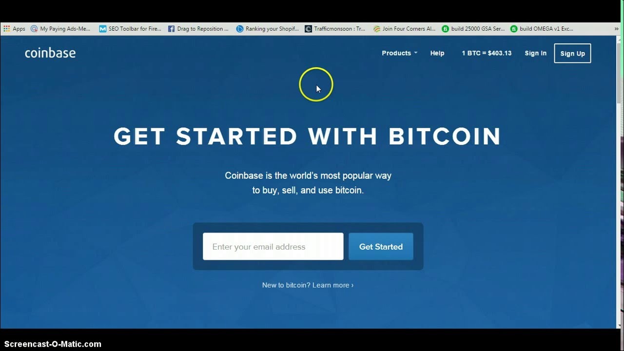 How to Sign Up For Coinbase Get Funded and Withdraw- Basic Bitcoin Training Video