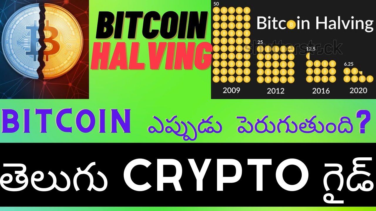 Bitcoin Halving, Bitcoin Telugu, Bitcoin Beginner Telugu, Crypto Beginner Telugu