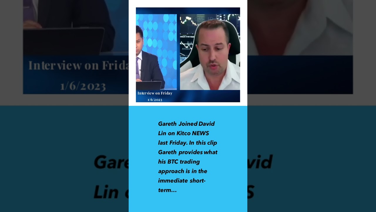 Listen as Gareth shares his short-term #bitcoin #trading approach during his interview on KitcoNEWS!