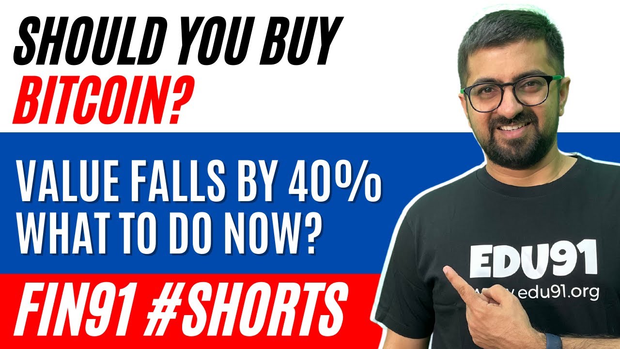 Is it right time to buy BITCOIN. BITCOIN fall 40 percent #shorts