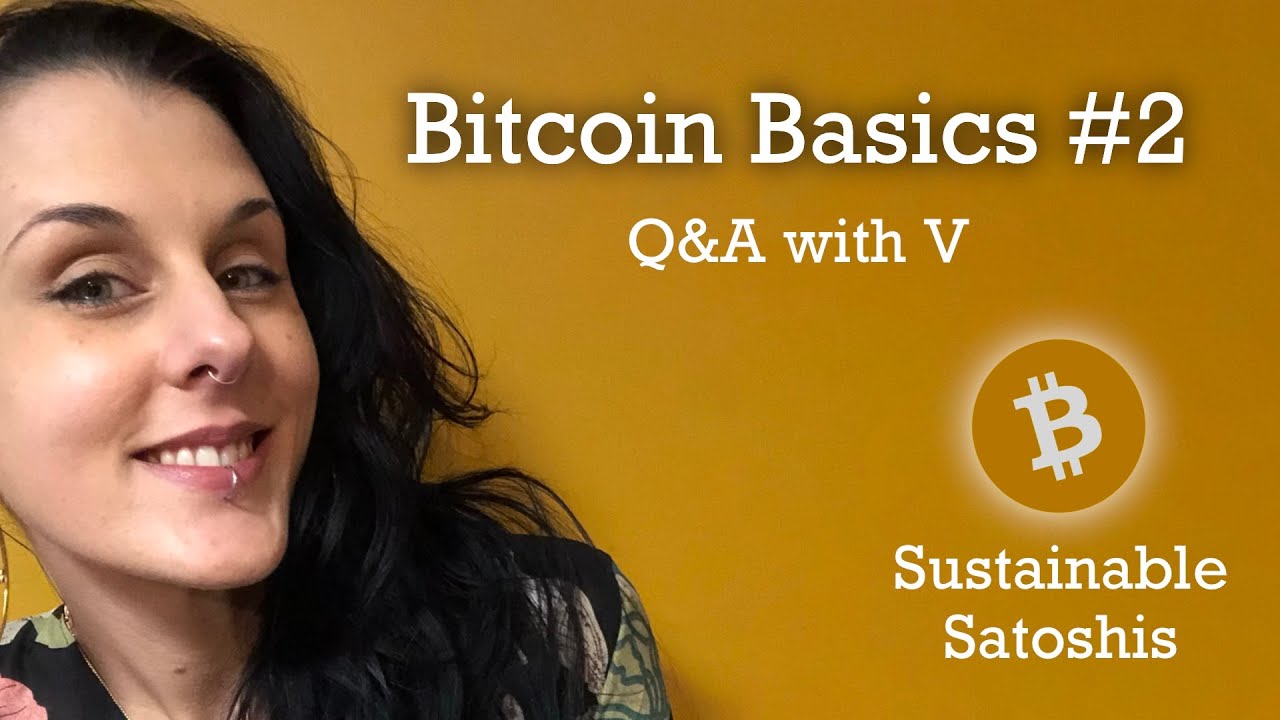 Bitcoin Basics #2 – Q&A with V – Sustainable Satoshis (Edited)