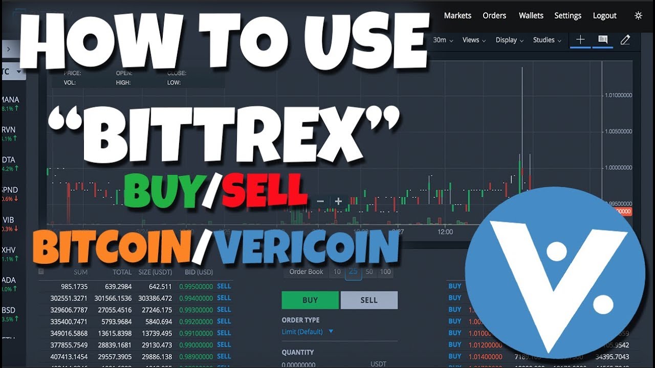 How To Use Bittrex For Beginners – Buy Bitcoin or Vericoin (Charlie Blaisdell)