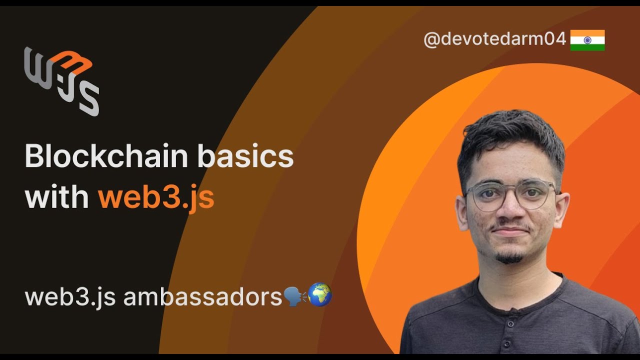 Blockchain Basics With web3.js From Scratch