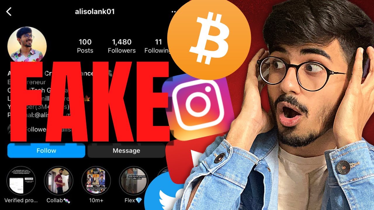 Bitcoin Instagram Scam | Business of FAKE Profiles | Ali Solanki