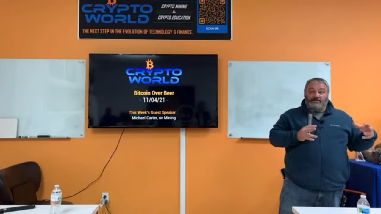 Bitcoins and Beer at Crypto World – Bitcoin and Cryptocurrency Basics by BBT Carter