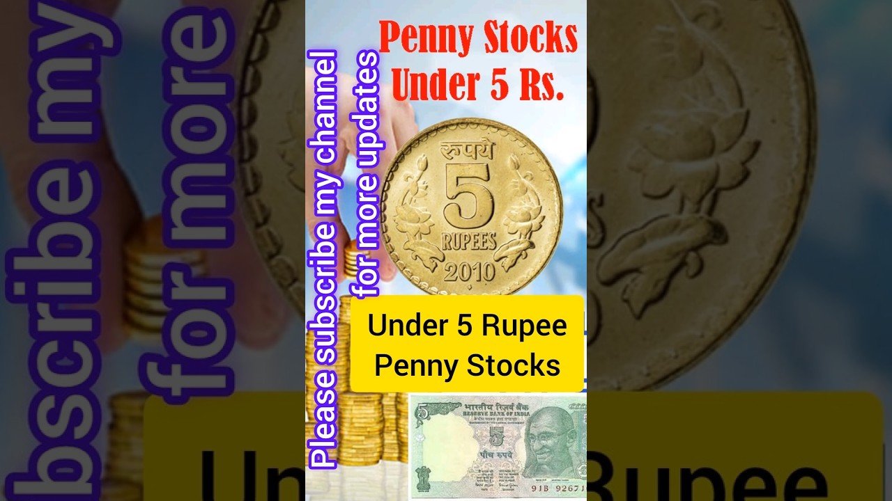 Popular Penny Stock in India | Top 5 Penny Stocks | #stockmarket #shortvideo #stocks #shorts